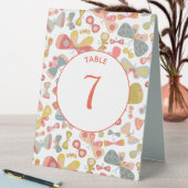 Plaque De Table Motif Pastel Graphic moderne (En SItu (Tableau))