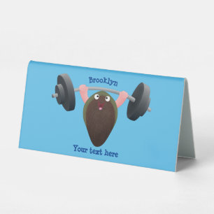 Plaque De Table Moule amusante travaillant sur l'illustration de d