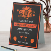 Plaque De Table Mur de promotion Karaoke (En SItu (Tableau))