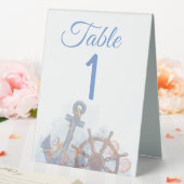 Plaque De Table Nautical Beach Mariage Numéro du thème (In SItu (Mariage))
