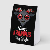 Plaque De Table Ne Krampuse Pas Mon Style (Verso)