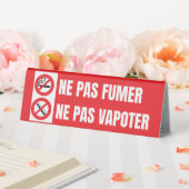Plaque De Table Ne pas fumer, ne pas vapoter (In SItu (Mariage))