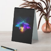 Plaque De Table Neon Firefly sur noir (En SItu (Tableau))