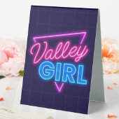 Plaque De Table Neon Valley Girl (In SItu (Mariage))