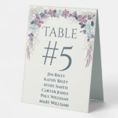 Plaque De Table Nettoyage marin mauve et vert (Verso)