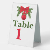 Plaque De Table Noël customisé (Verso)