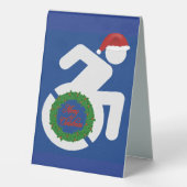 Plaque De Table Noël Handicapé (Verso)