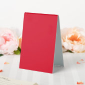 Plaque De Table Noël rouge (In SItu (Mariage))