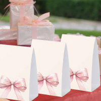 Nœud rose ivoire DIY écrivez votre propre fête