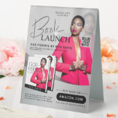 Plaque De Table Noir & Argent Auteur Livre Annonce de lancement (In SItu (Mariage))