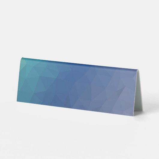 Plaque De Table Nom de l'employé de la marine moderne (Verso)