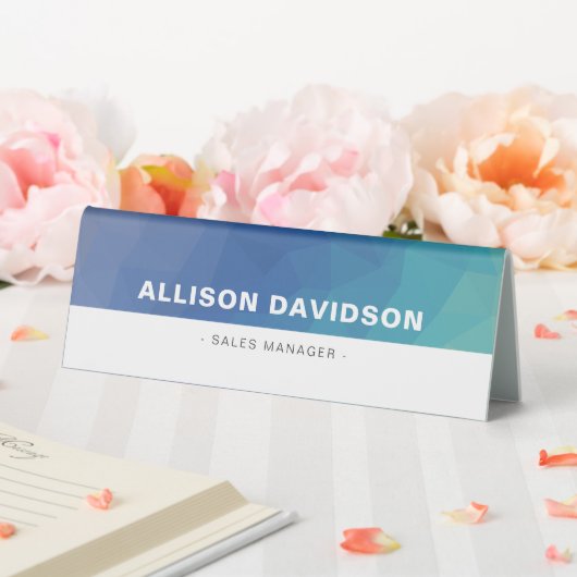 Plaque De Table Nom de l'employé de la marine moderne (In SItu (Mariage))