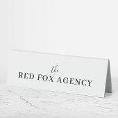 Plaque De Table Nom de l'entreprise | Marque d'entreprise