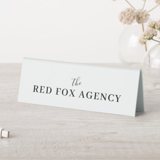 Plaque De Table Nom de l'entreprise | Marque d'entreprise (En SItu (Tableau))