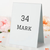 Plaque De Table nom de l'équipe ajouter le nom du joueur date spor (In SItu (Mariage))