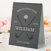 Plaque De Table Nom du club de golf Lover Cross Club (In SItu (Mariage))