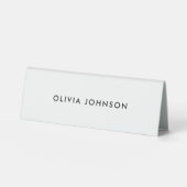 Plaque De Table Nom personnalisé (Recto)