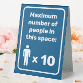 Plaque De Table Nombre maximal de personnes (In SItu (Mariage))