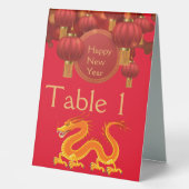 Plaque De Table Nouvelle année asiatique Présentoir de table (Recto)