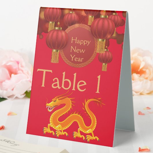 Plaque De Table Nouvelle année asiatique Présentoir de table (In SItu (Mariage))