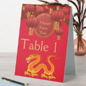 Plaque De Table Nouvelle année asiatique Présentoir de table (En SItu (Tableau))