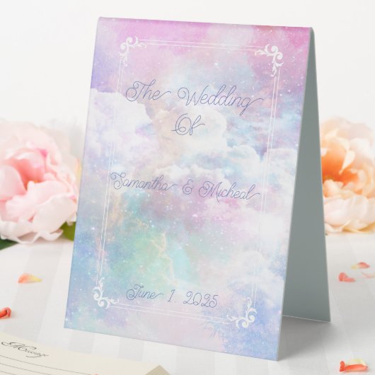 Plaque De Table Nuages et étoiles de rêve Mariage (In SItu (Mariage))