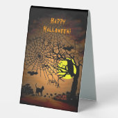 Plaque De Table Nuit d'Halloween, Joyeux Halloween ! (Verso)