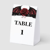 Plaque De Table Nuit Éternelle Mariage Gothique Vampire Romance So (Verso)
