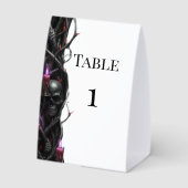 Plaque De Table Nuit Éternelle Mariage Gothique Vampire Romance So (Verso)