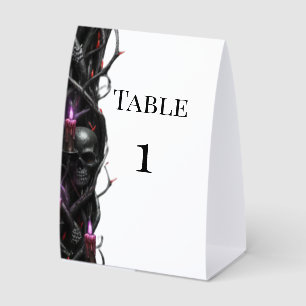 Plaque De Table Nuit Éternelle Mariage Gothique Vampire Romance So