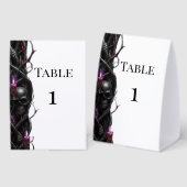 Plaque De Table Nuit Éternelle Mariage Gothique Vampire Romance So (Recto/verso)