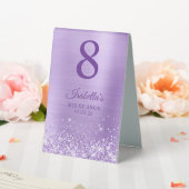 Plaque De Table Numéro d'Años de Lavande de Glitterie (In SItu (Mariage))