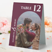 Plaque De Table Numéro de la table photo du mariage (In SItu (Mariage))