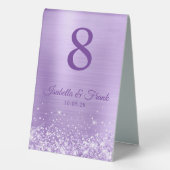 Plaque De Table Numéro de Mariage de l'huile de lavande (Verso)