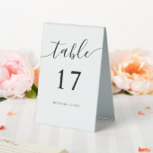 Plaque De Table Numéro de table de mariage à calligraphie classiqu (In SItu (Mariage))