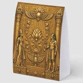 Plaque De Table Numéro de table de mariage inspiré du musée du lux (Arrière)