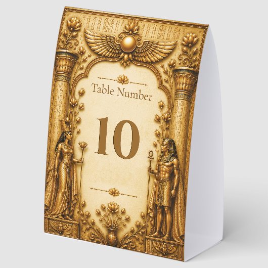 Plaque De Table Numéro de table de mariage inspiré du musée du lux (Recto)