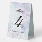 Plaque De Table Numéro de table de Pâques élégant (Verso)