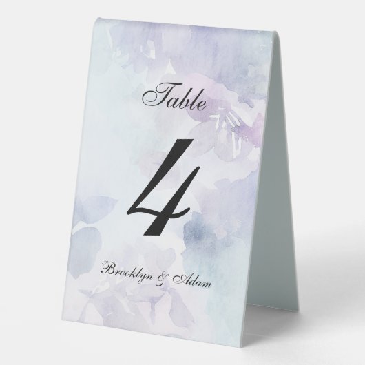 Plaque De Table Numéro de table de Pâques élégant (Verso)