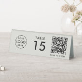 Plaque De Table Numéro de table de restaurant QR Code Scan pour co (En SItu (Tableau))