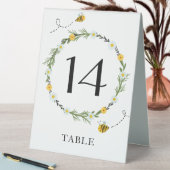 Plaque De Table Numéro de table du Baby shower d'abeilles (En SItu (Tableau))