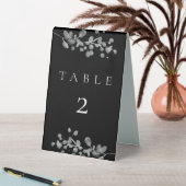 Plaque De Table Numéro de table du Mariage de laque noire (En SItu (Tableau))