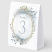 Plaque De Table numéro de table élégant (Arrière)