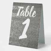 Plaque De Table Numéro de table en tôle galvanisée (Recto)