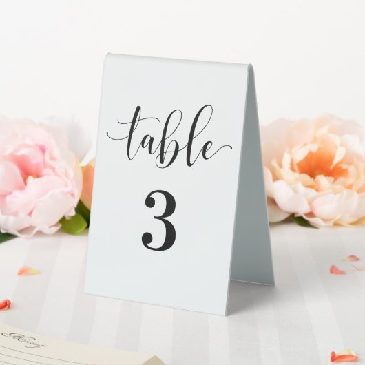 Plaque De Table Numéro de table mariage (In SItu (Mariage))