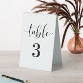 Plaque De Table Numéro de table mariage (En SItu (Tableau))