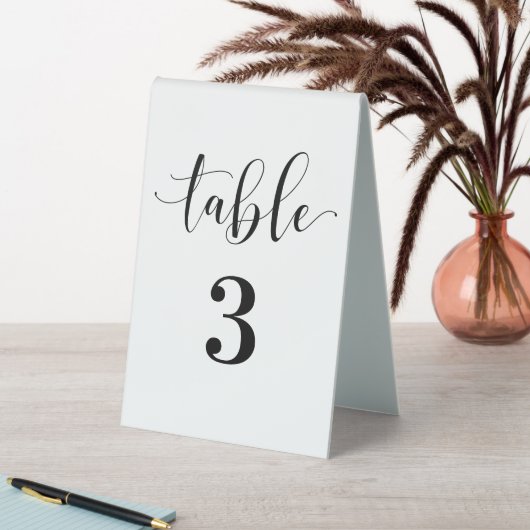 Plaque De Table Numéro de table mariage (En SItu (Tableau))