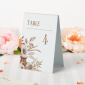 Plaque De Table Numéro de table Mariage bohème tendance (In SItu (Mariage))