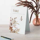 Plaque De Table Numéro de table Mariage bohème tendance (En SItu (Tableau))