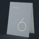 Plaque De Table Numéro de table minimaliste moderne Dusty bleu et<br><div class="desc">Ce numéro de table minimaliste moderne est parfait pour les numéros de table mariages ou n'importe quel numéro de table de partie. Entièrement personnalisable ! **VEUILLEZ NOTER : Pour commander, il vous suffit d'ajuster votre numéro de table et d'ajouter chaque numéro à votre panier séparément. Vérifiez ensuite une fois que...</div>